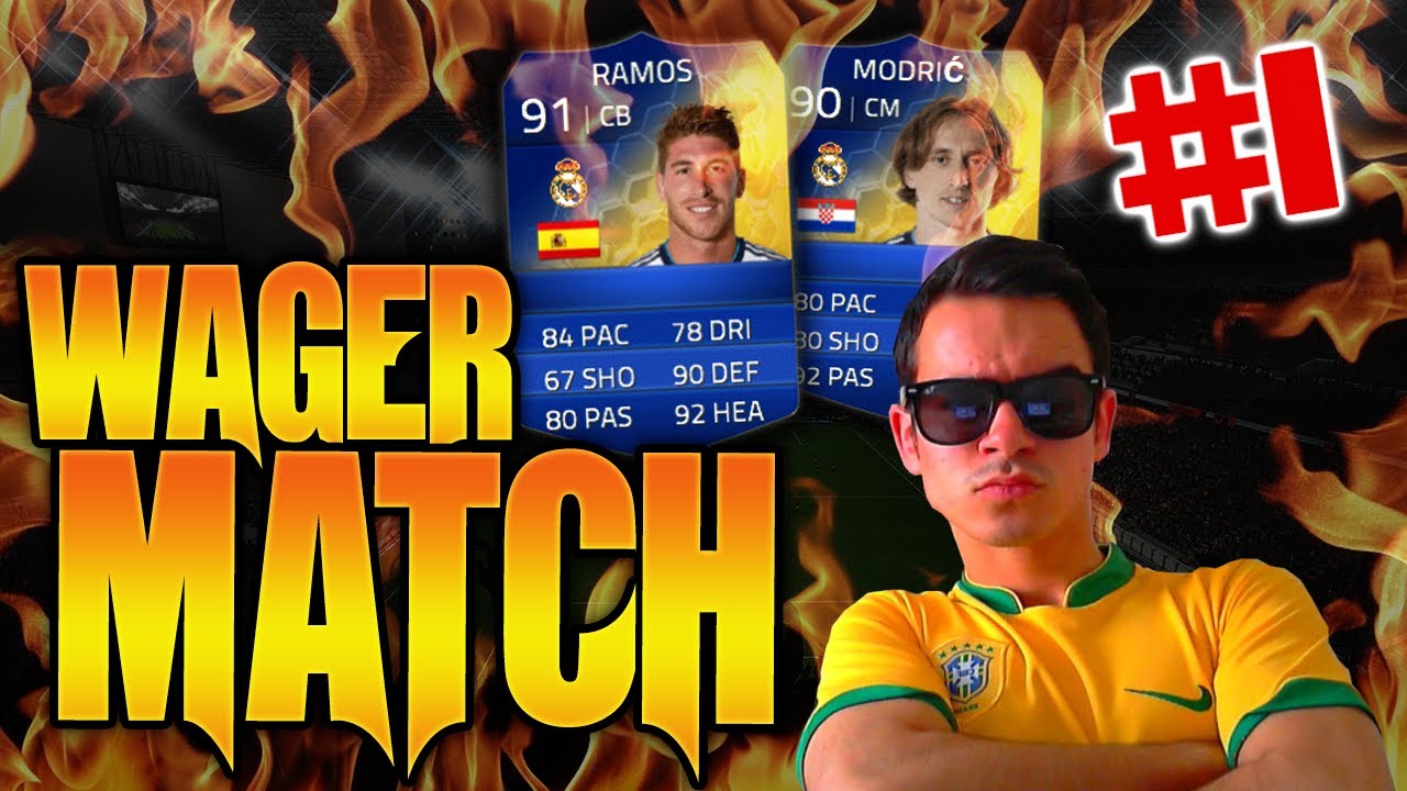 FIFA 14 WAGER MATCH #1 : Ramos (TOTS) & Modric (TOTS) - LOS GEHTS !! [FACECAM] HD