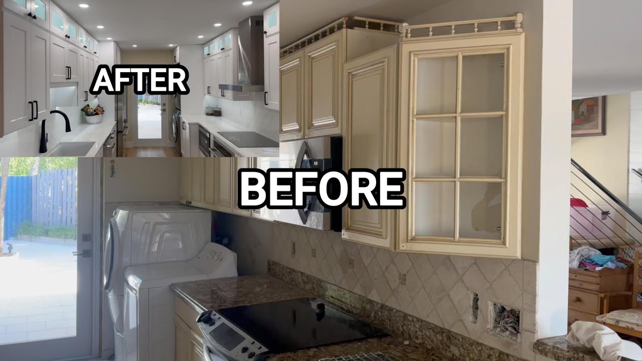 Full Kitchen Remodel | From Demo to Quartz Countertops & Custom Cabinets