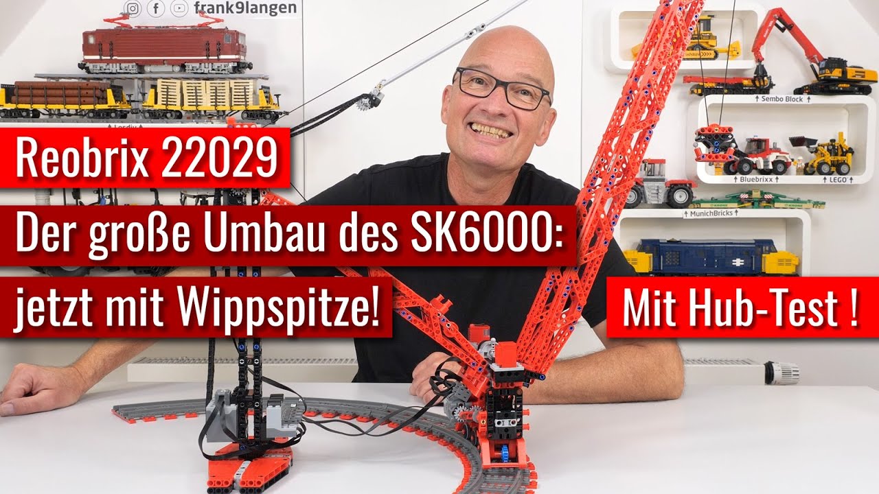 Der SK6000 von Reobrix bekommt eine Wippspitze! Gelingt der Umbau?