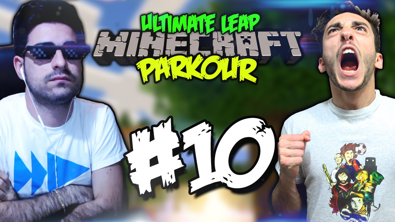 MINECRAFT PARKOUR: HO ROTTO UN VETRO!  - Ultimate Leap #10 w/ Murry