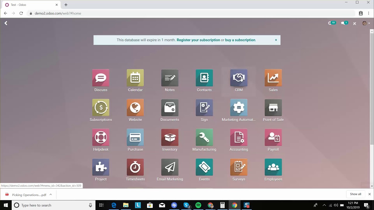 Odoo Studio Many2one One2many connection