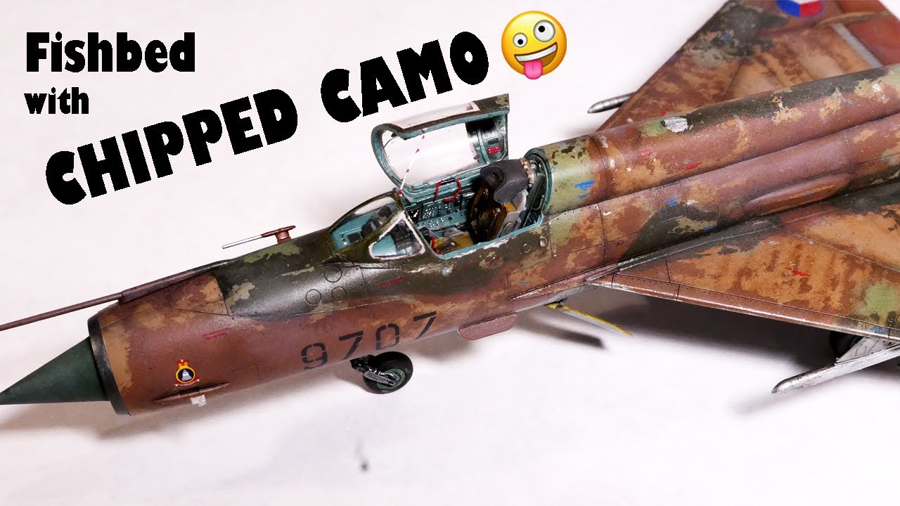 MADHOUSE or How to Build CHIPPED CAMO Mig - 21MF ,,Fishbedʺ || Eduard 1/48 || Scale Model Aircraft
