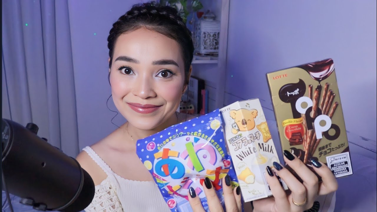 ASMR Provando docinhos do Japão 🥴?