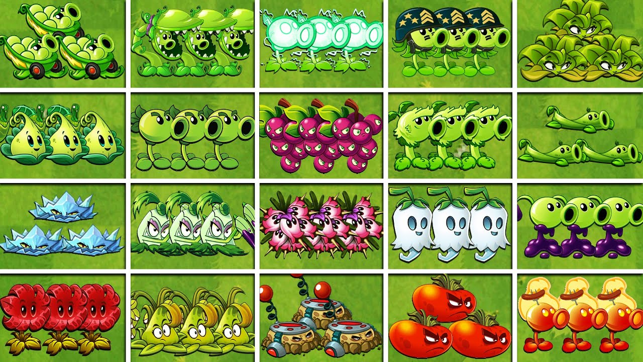 Random Teams Battle  20 Teams, 3 Plants Each! PvZ 2 Plant vs Plant Showdown