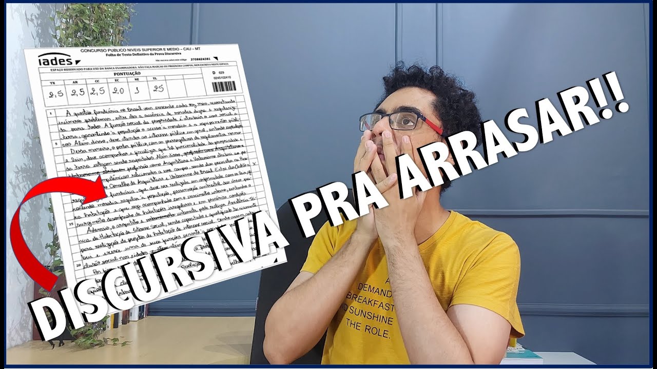 COMO FAZER UMA QUESTÃO DISCURSIVA NA PRÁTICA: O passo a passo para arrasar nas provas discursivas!