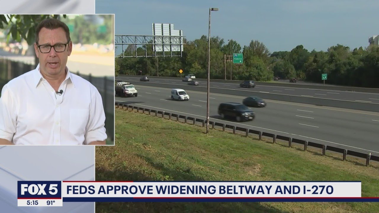 Federal authorities approve efforts to widen I-270, American Legion Bridge in Maryland | FOX 5 DC