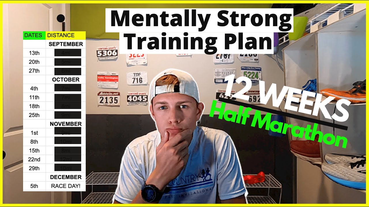 MENTALLY STRONG TRAINING PLAN!💪🏼 12 Week Half Marathon Training Plan)