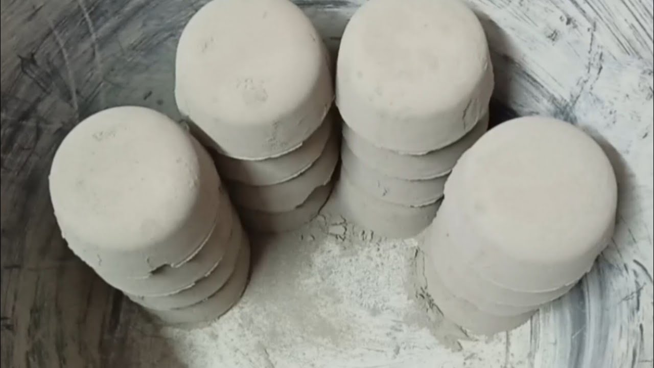Soft Dusty🌪️Fresh Pure❤️Cement Dry Smashing & Dusty Powder Play ASMR