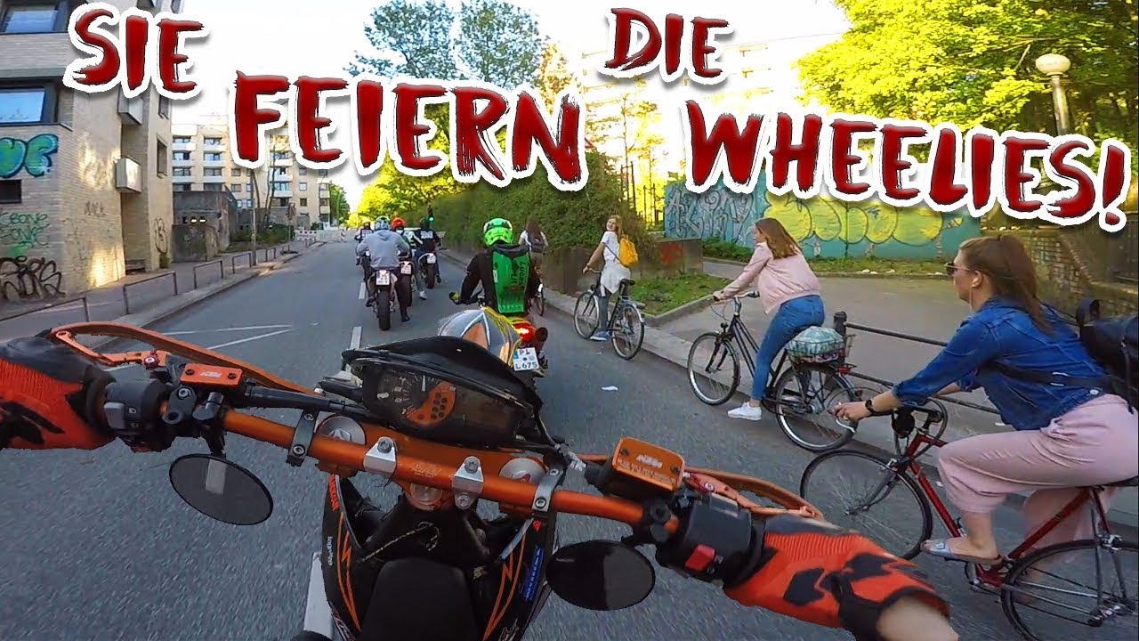 Krasse Reaktion auf Wheelies! | Hamburg Wheelie Kidz