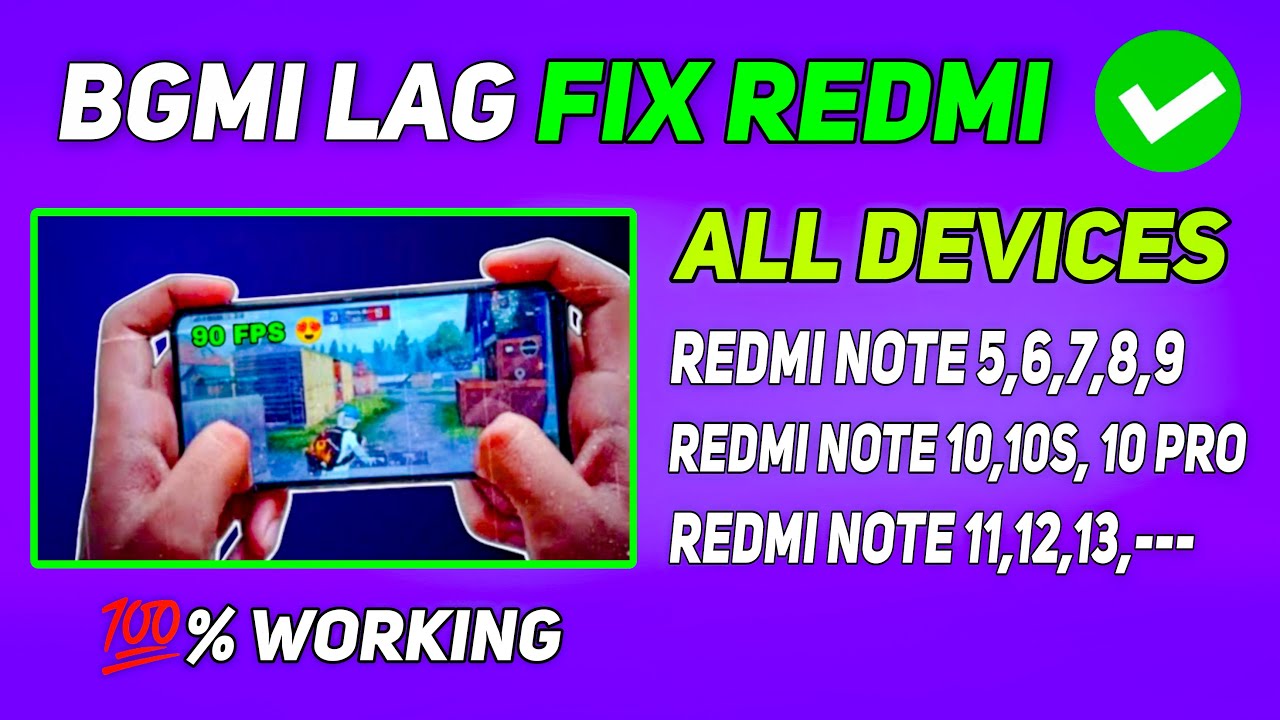 Bgmi lag fix in Redmi/MI/POCO low end device 🔥 | How to fix lag in Redmi | Lag fix Bgmi realme phone