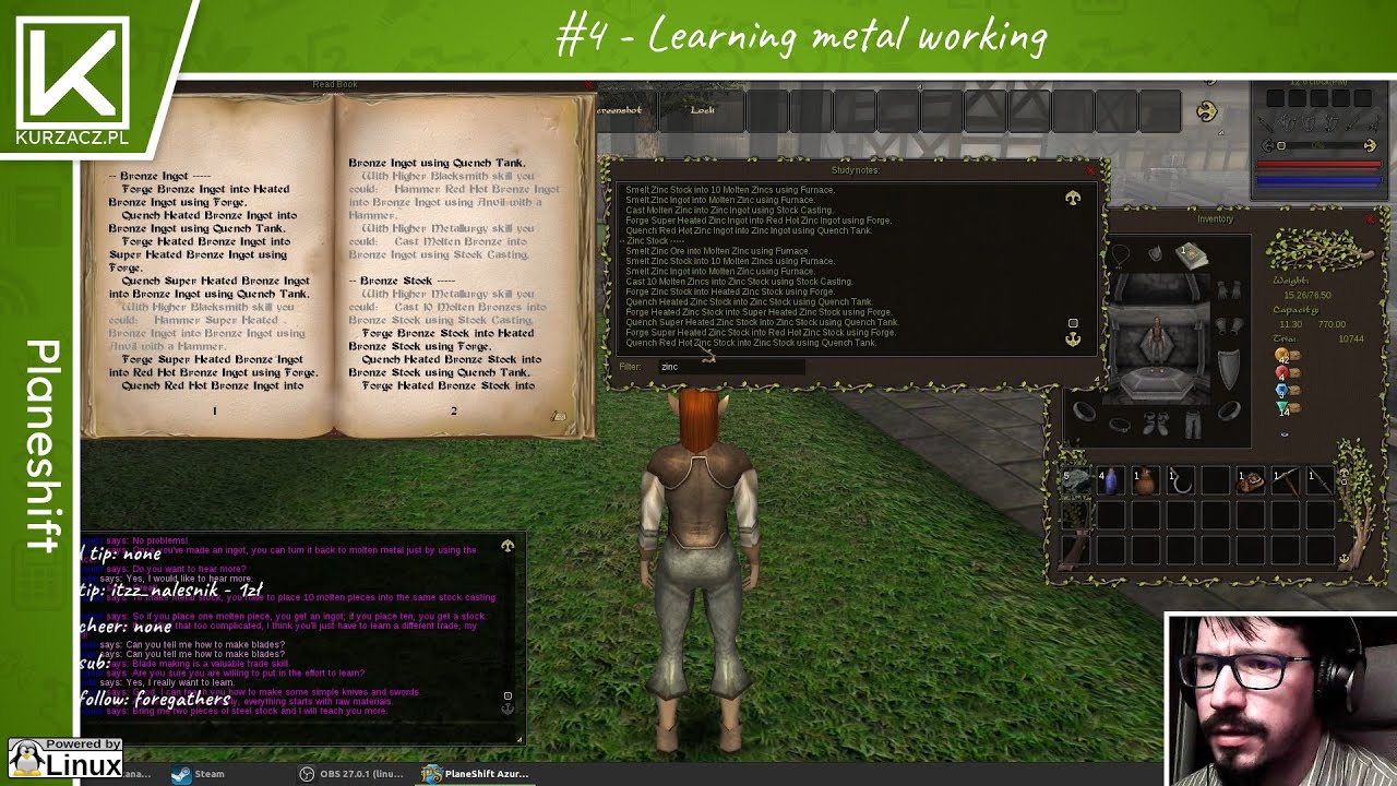 [EN] PlaneShift #4 - Learning metal working