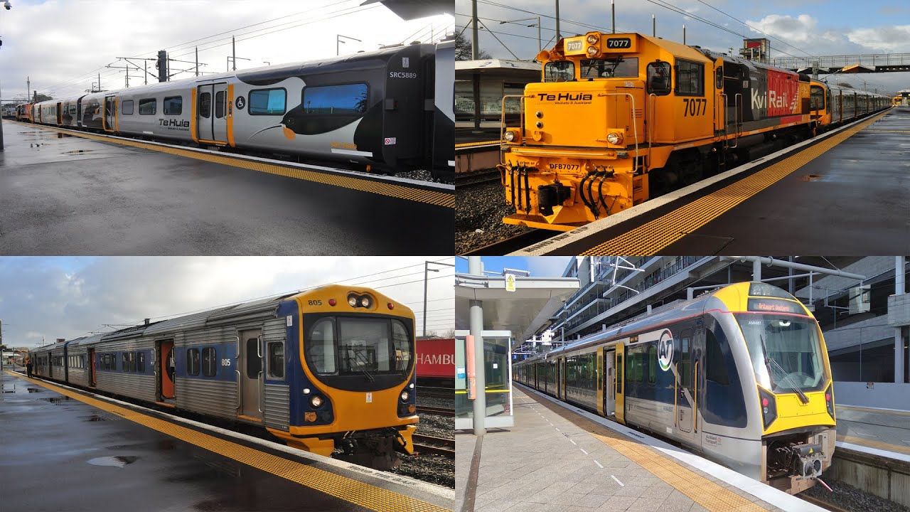 Riding on Te Huia and a Strange Day with Auckland's Commuter Trains - 19/06/2021