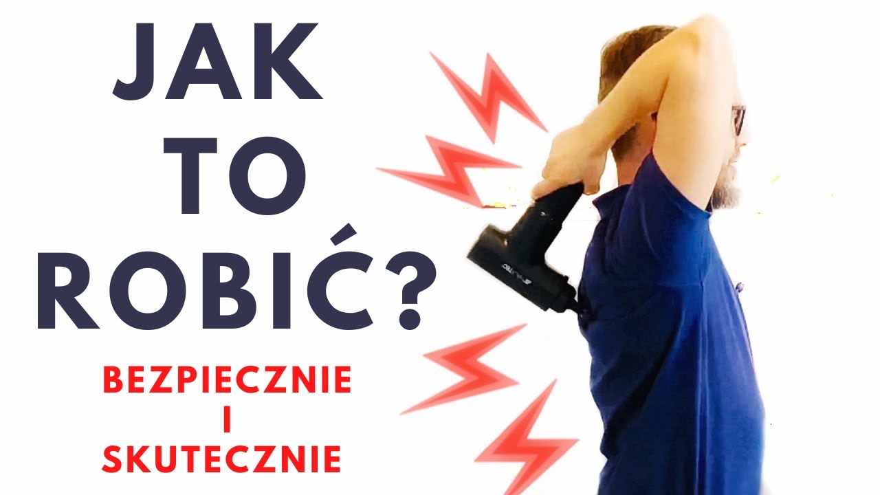 PISTOLET DO MASAŻU - jak używać? Dobry na ból pleców, ból biodra, łydek -dr n. med. Marcin Wytrążek
