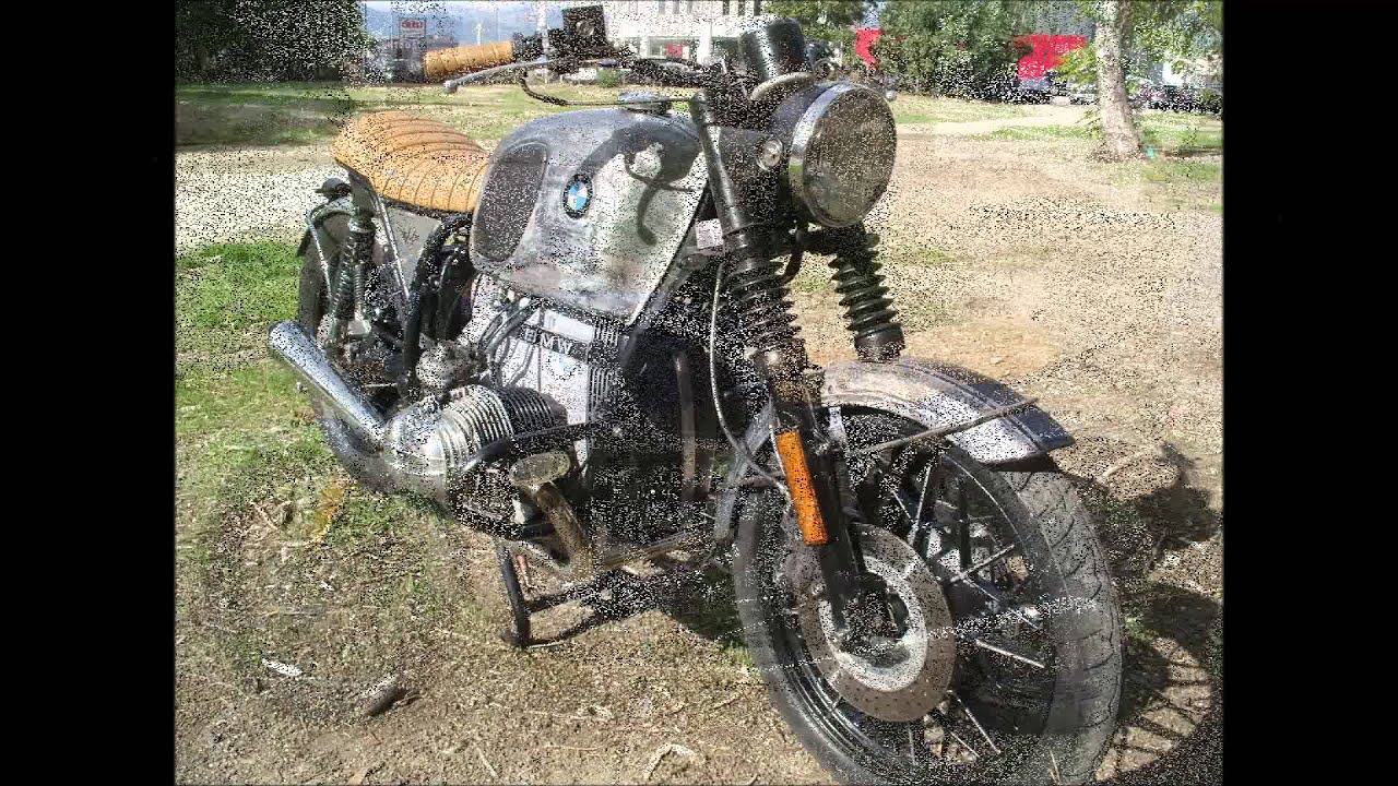 BMW R100 Brat custom by MAN Motorcycles & bike Start up