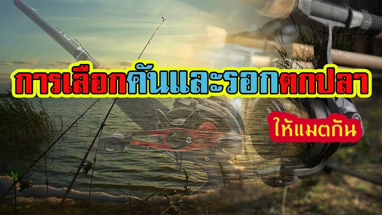 การเลือกคันเบ็ด | และรอกตกปลา | ให้แมทกันเบื้องต้น