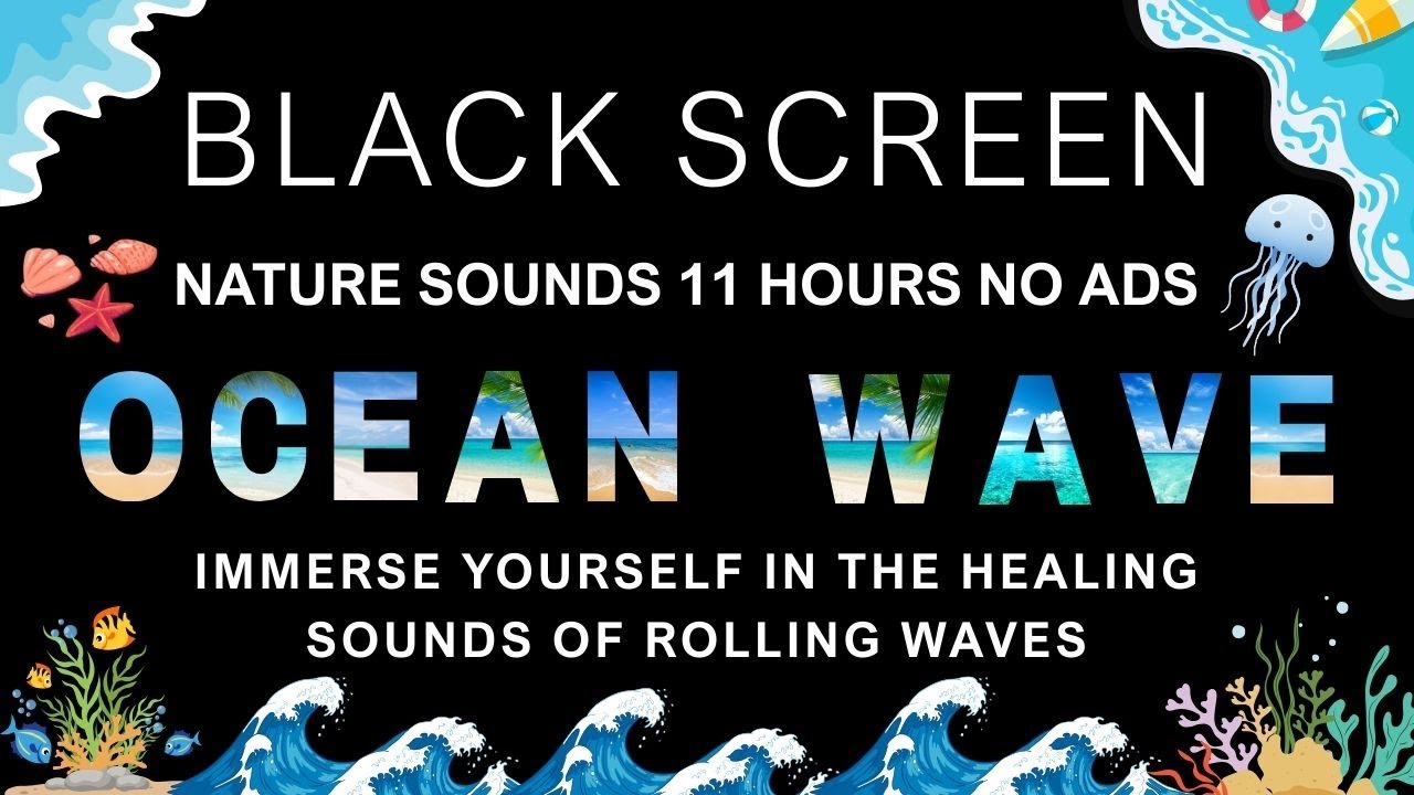 Relaxing Ocean Waves Sounds 🌊 Soothing Soundscape for Meditation, Deep Sleep and Focus