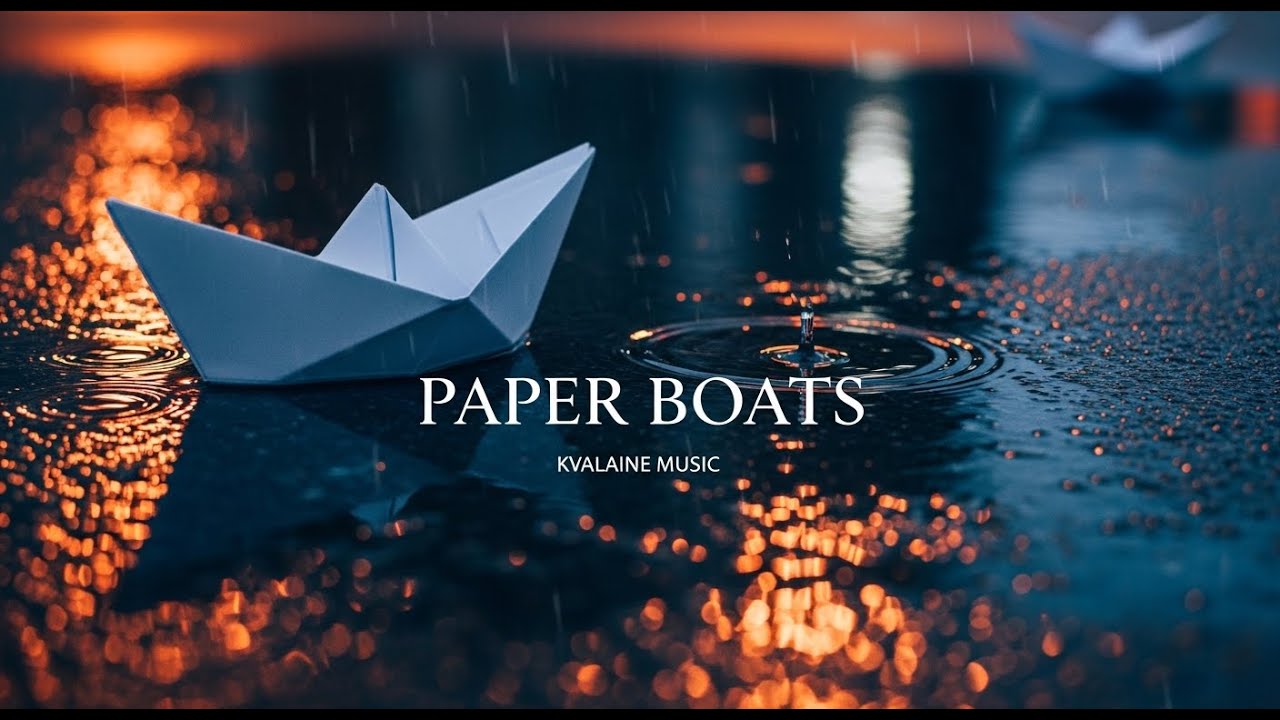 PAPER BOATS - Kvalaine Music (Official Audio) | Nostalgic Indie Folk 🌧️