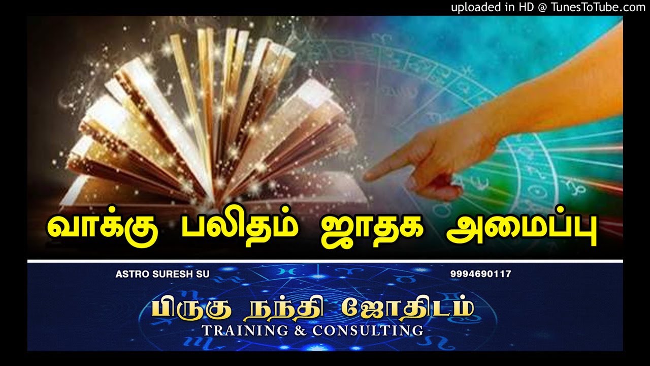 வாக்கு பலிதம் ஜாதக அமைப்பு | பிருகு நந்தி ஜோதிடம் | #Astro_SU_Suresh | Gajendran Astro Services