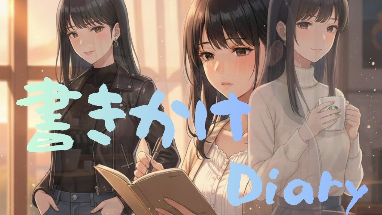 【AI共作】書きかけDiary / AI Co-wirte Crew  #AI共作 #AI音楽 #AIミュージック #音楽制作