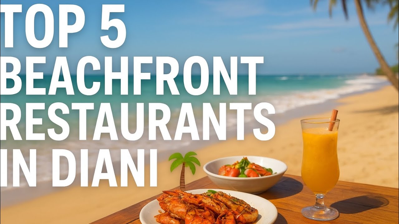 5 лучших ресторанов на берегу моря в Диани, Кения 🌴🍹