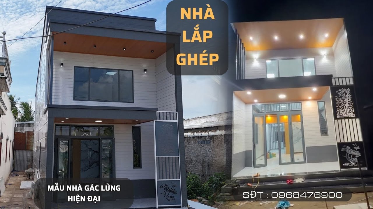Thi Công Nhà Lắp Ghép Tấm Ecopanel Trọn Gói Từ Móng Lên Maí Thi Công Tại Cânf Thơ.Liên Hệ 0902998480