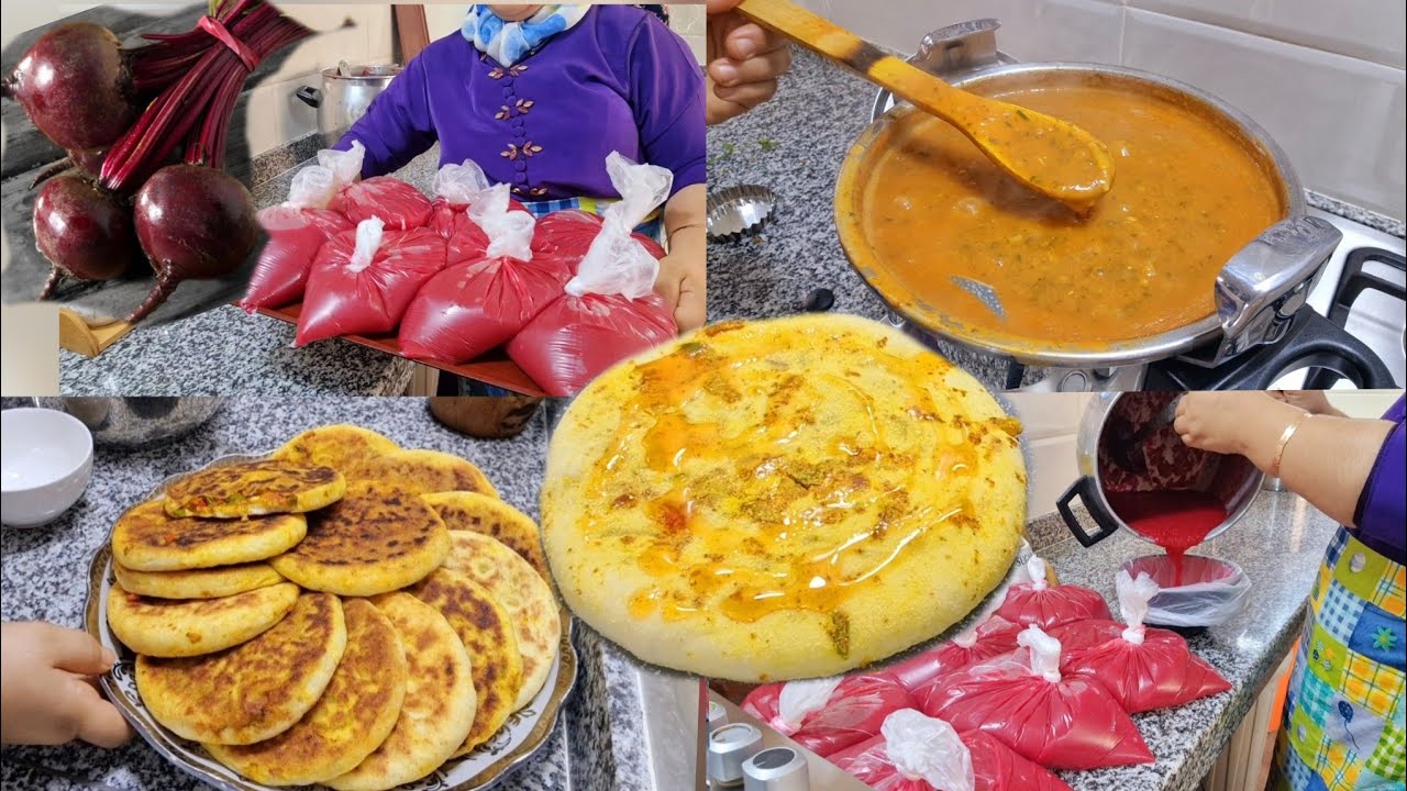 سر البنة والحمورية ديال الحريرة ديال المحلات🥣وبطبوط معمر بحشوة خطييرة😋 فالمقلاة العجيبة👍