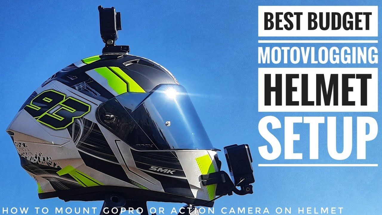 HOW TO MOUNT GOPRO ON HELMET | BEST BUDGET MOTOVLOGGING HELMET SETUP | RIDER SHAKTI