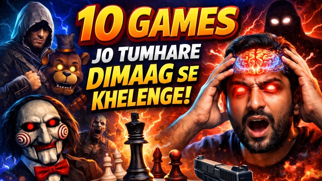 10 Games Jo Tumhare Dimaag se Khelenge!