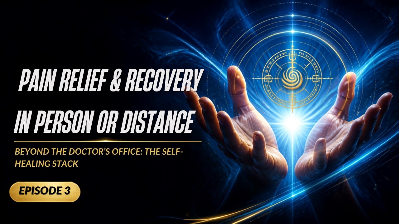 Ep 3: Pain Relief & Recovery: In Person or Distance- Beyond the Doctor's Office Self Healing Stack