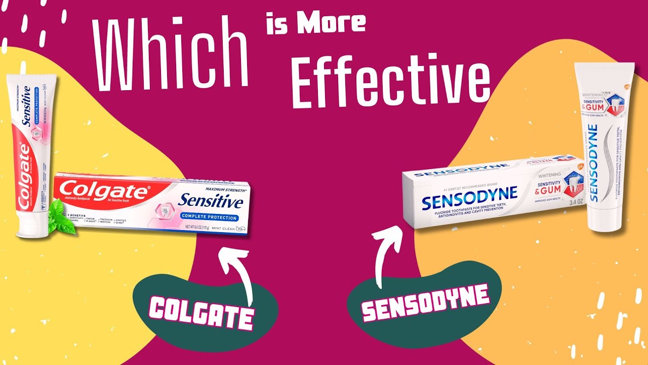 Sensodyne vs Colgate Sensitive Toothpaste - Which is More Effective