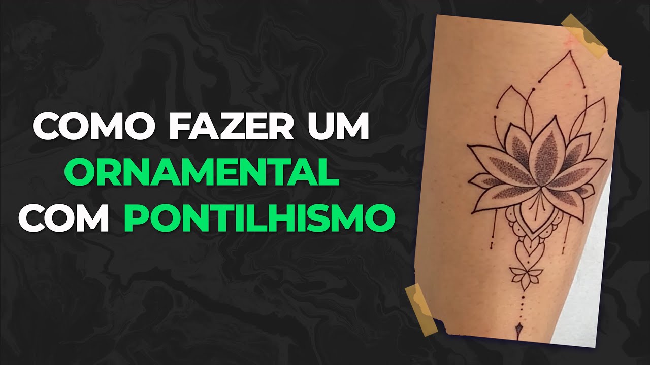 Como fazer um ornamental com pontilhismo