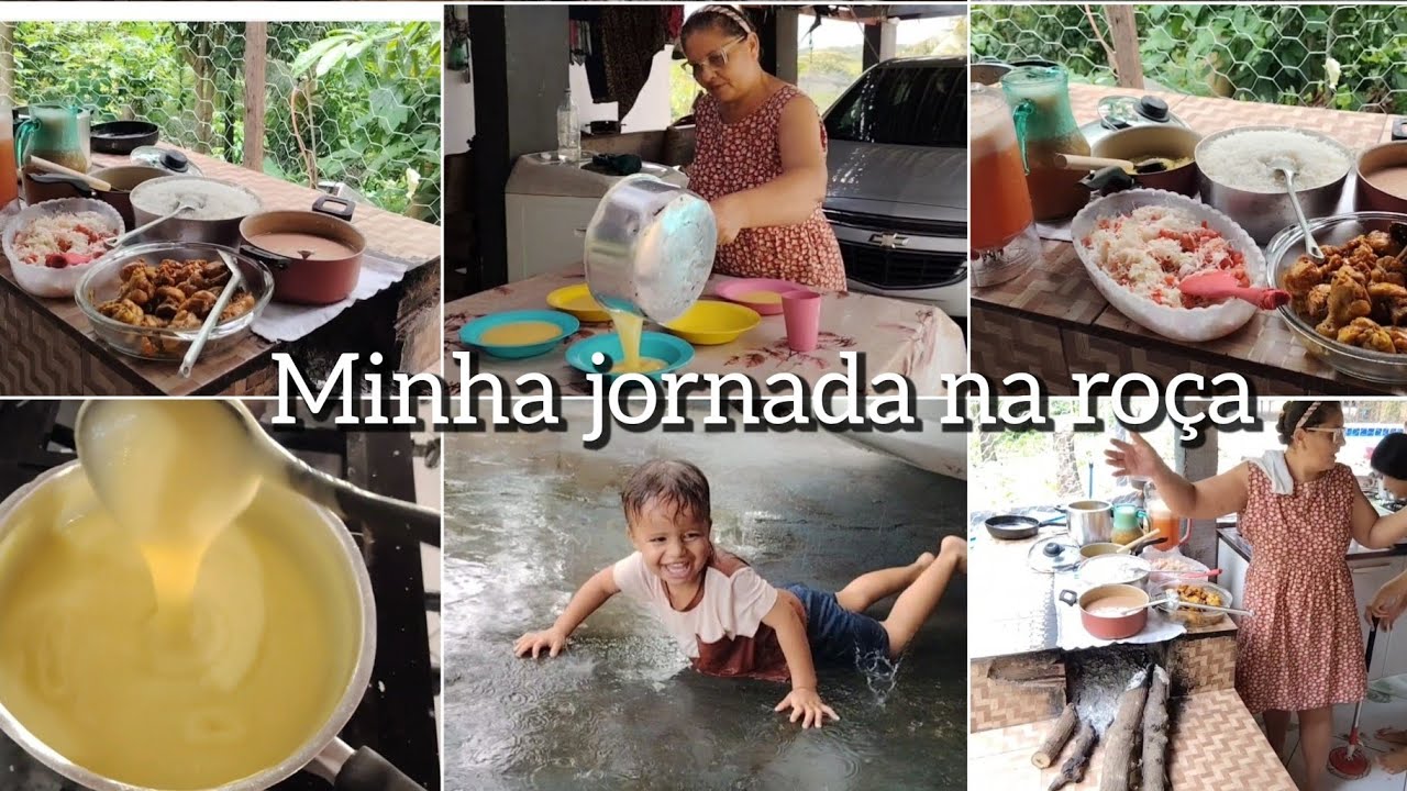 Uma rotina de dona de casa na roça, como fazer a famosa farofa de alho, o segredo dos restaurantes, 