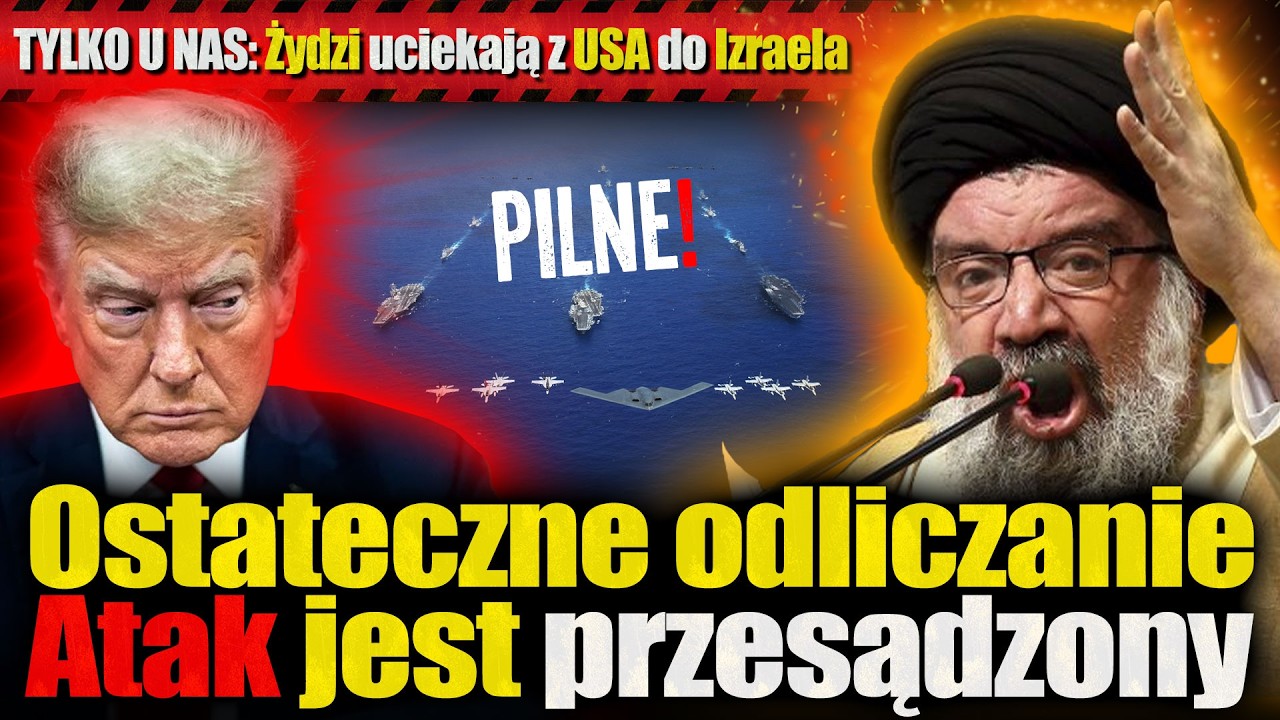 Ostatnie odliczenie. Atak na Iran przesądzony. Żydzi uciekają z USA od Izraela. Andrzej Gąsiorowski