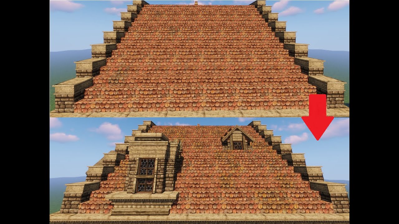 Advanced Minecraft build techniques (Episode 3: Roofs, weathering and dormers)