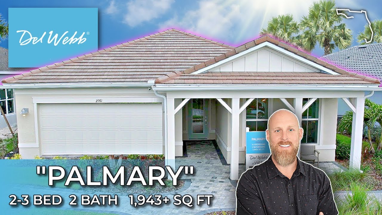Discover the Spacious DEL WEBB PALMARY Model: Living in Del Webb Viera Melbourne Florida