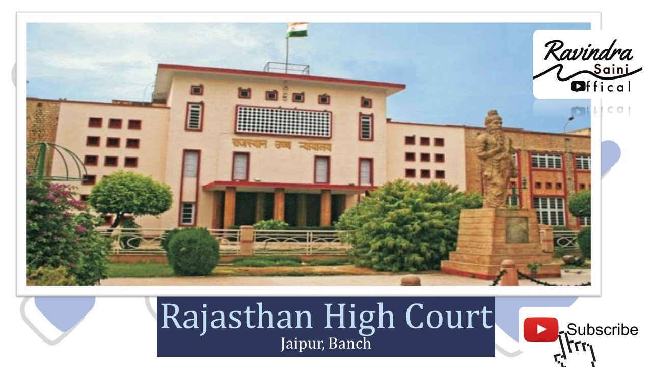 RAJASTHAN HIGH COURT, JAIPUR BANCH