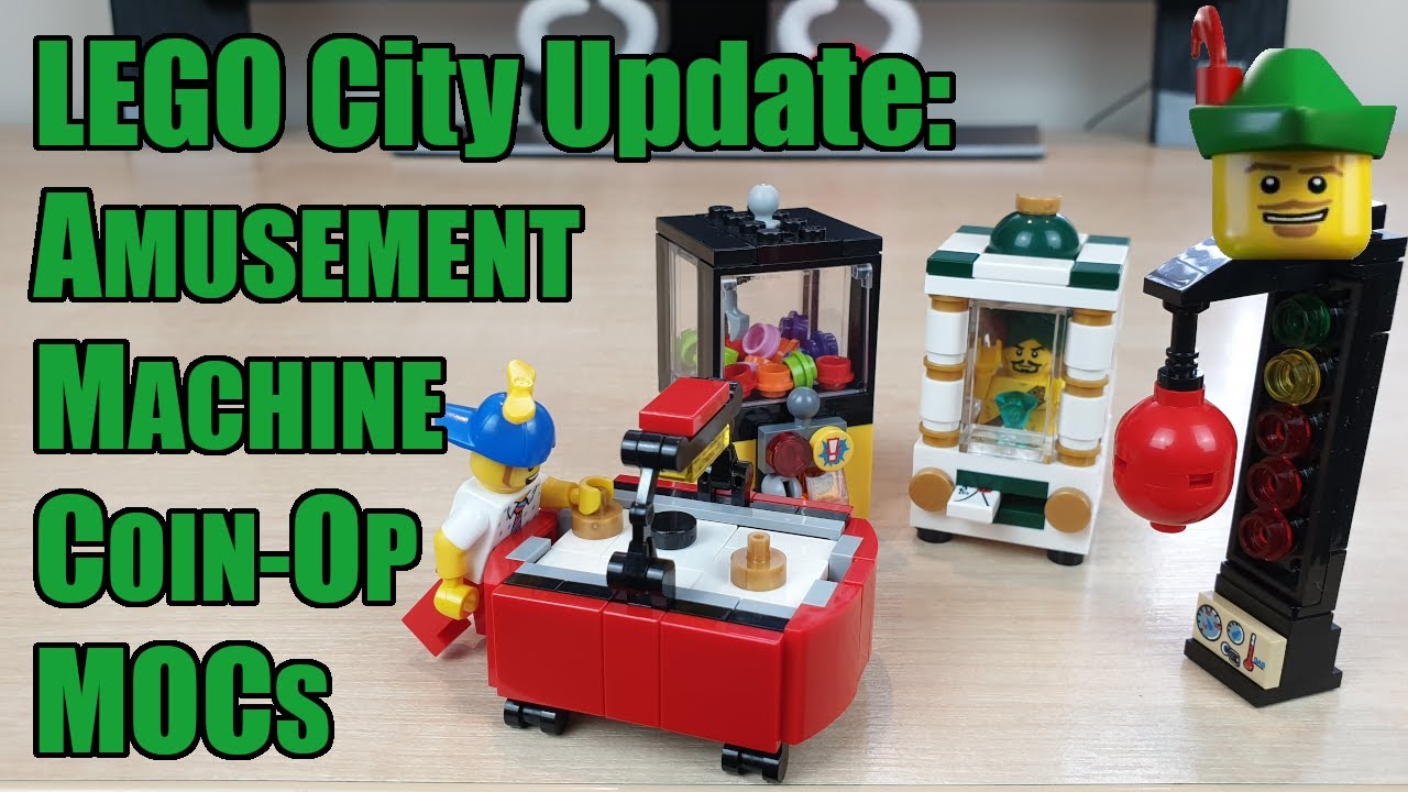 LEGO City Update - Coin Operated Amusement Machine MOCs 💪🔮🏒🏗🏹