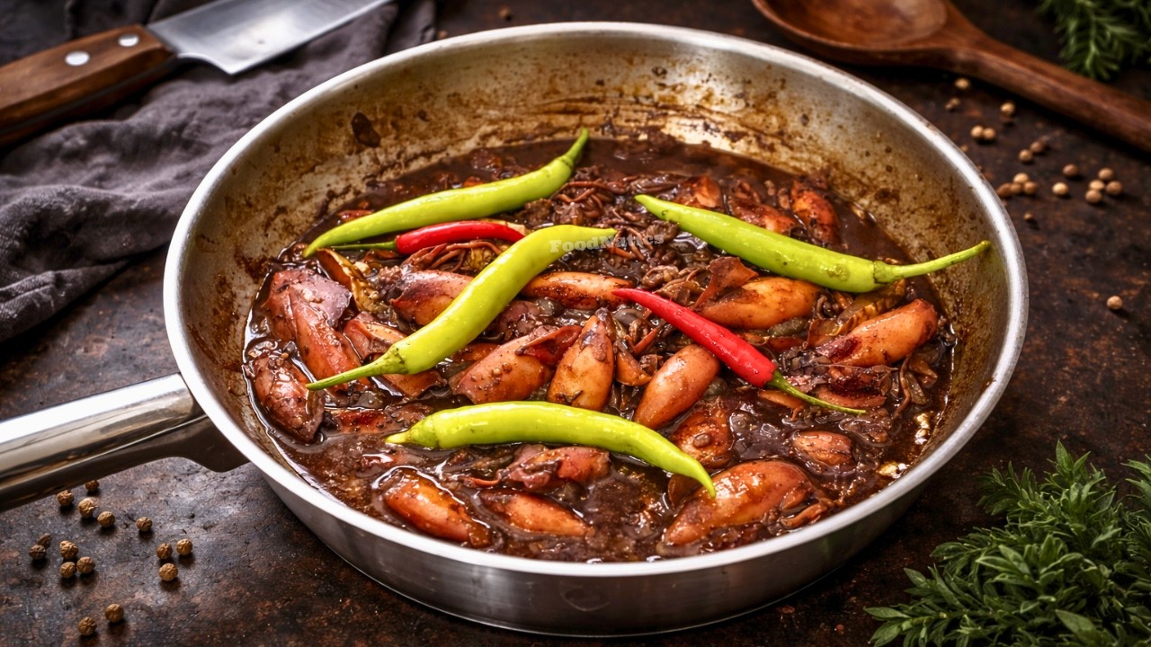 ITO ANG SIKRETO KO KAYA WALANG LANSA, HINDI MAKUNAT AT NAPAKASARAP NG ADOBONG PUSIT KO..