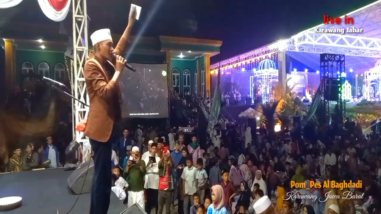 karya cipta Anom Kumbara untuk Abah Yai Junaidi  pon_pes Al Baghdadi karawang jawa barat