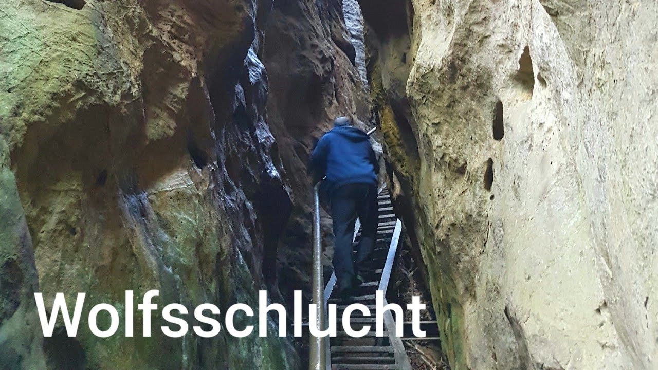 Wolfsschlucht S&auml;chsische Schweiz Hockstein Polenztal Hohnstein Elbsandsteingebirge