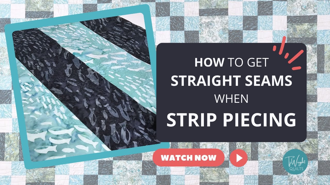 The #1 Secret Hack to Straight Seams in Strip Piecing