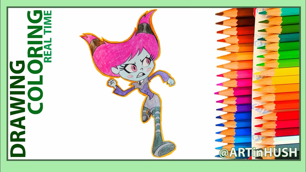 How to Draw Jinx from Teen Titans Go | Step by Step for Kids 💓