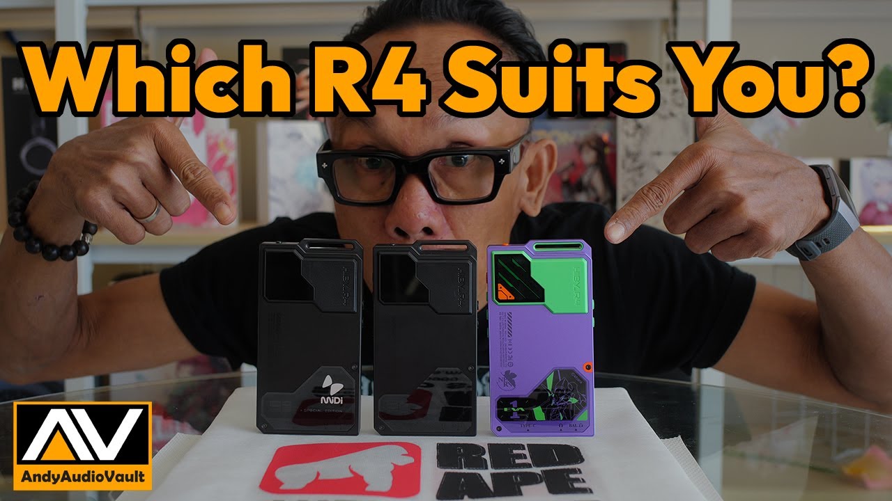 HIBY R4 DAPs Compared! R4, R4 Evangelion & R4 MiDi Rock Edition