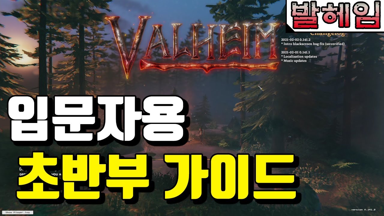 [발헤임] 입문자용 초반부 가이드