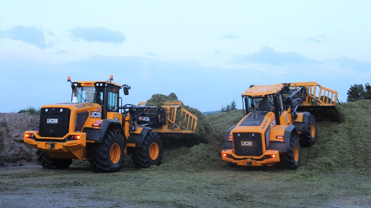 Silage 2021 ~ 2 JCB 435s's with Massey Ferguson, Fendt & New Holland