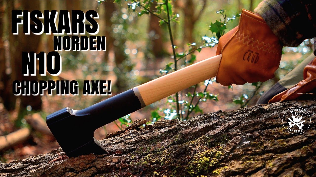 FISKARS NORDEN N10 BUSHCRAFT AXE REVIEW / FIELD TEST!