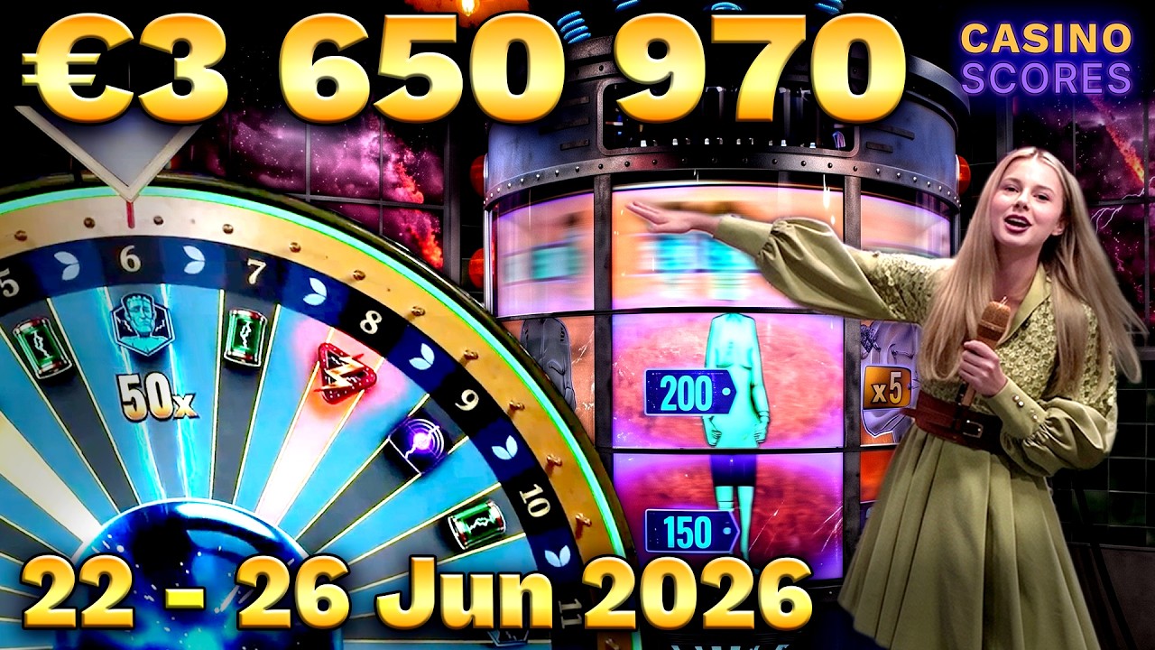 Big WINS on Crazy Time & Monster Mash etc. (22nd - 26th Jun 2026)