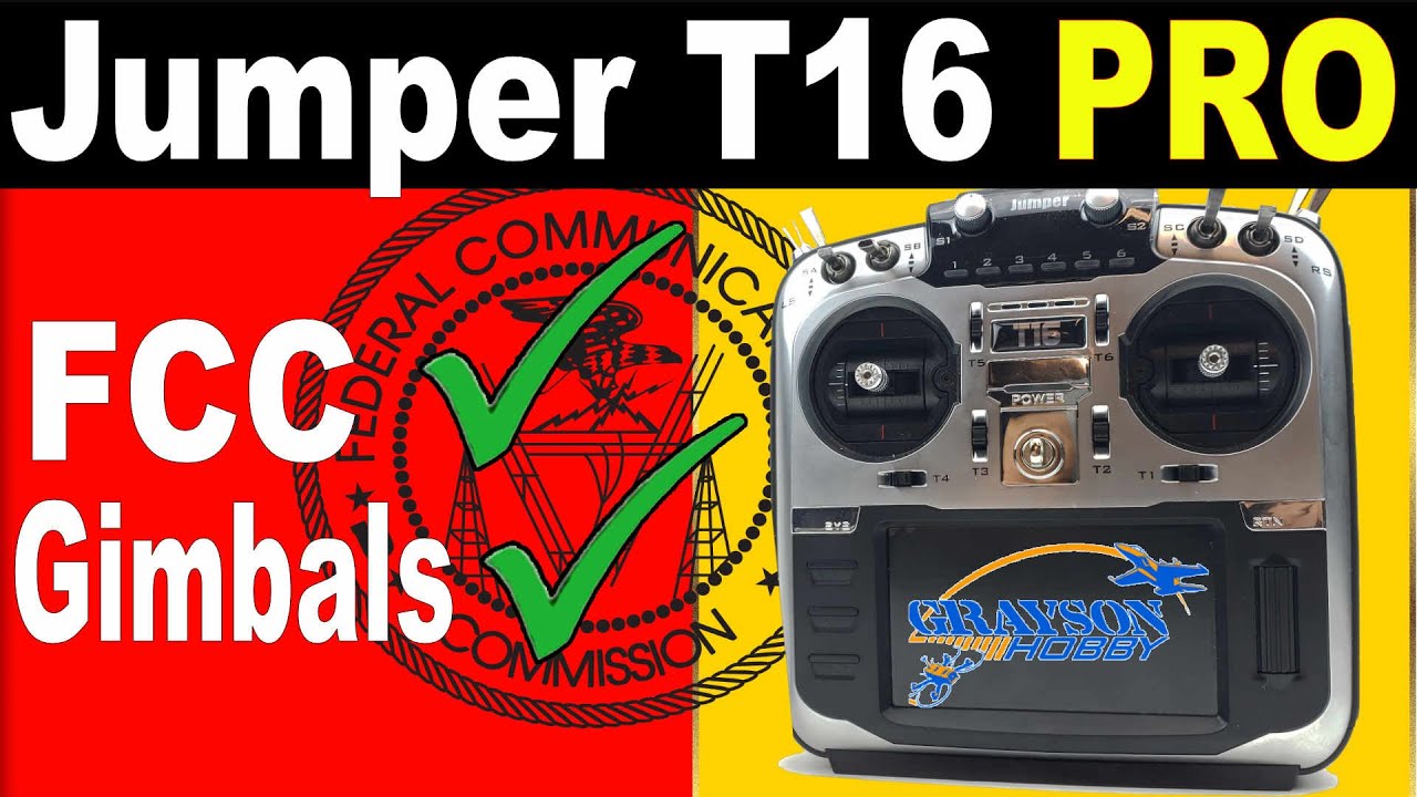 Jumper T16 PRO with Upgraded Hall Gimbals - FCC Certification