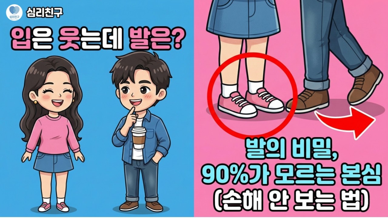 얼굴은 속여도 '이곳'은 못 속입니다 (상대의 본심 읽는 법)