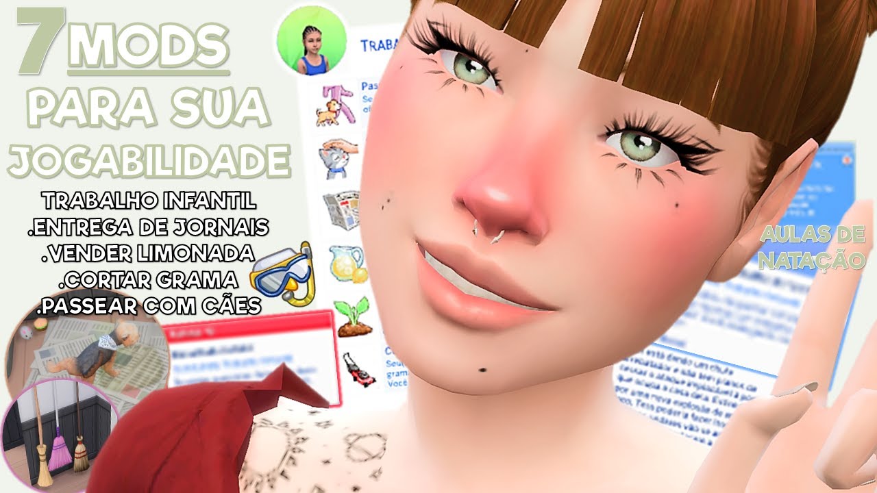 7 MODS MUITO LEGAIS PARA SUA [Jogabilidade] 🗣️💖 | The sims 4 | Mod Review | NIsyms💖